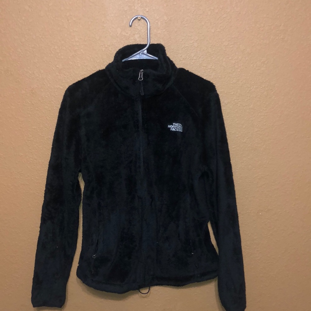 The North Face women’s black fleece jacket